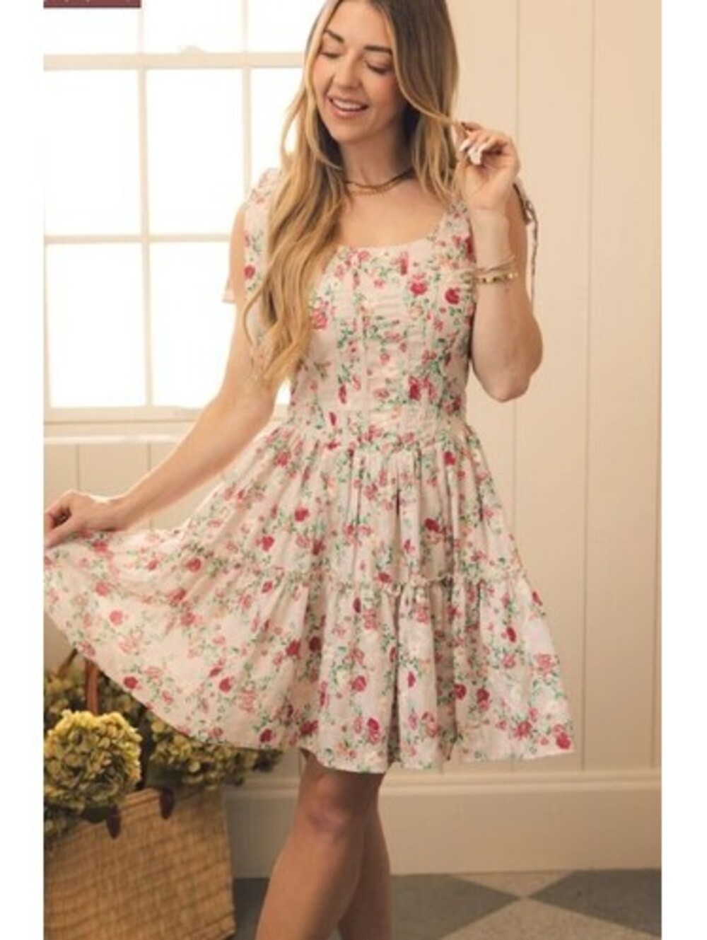 Ivy City Co Helene dress - size L BNWT - Smocked back panel - Picture 2 of 6